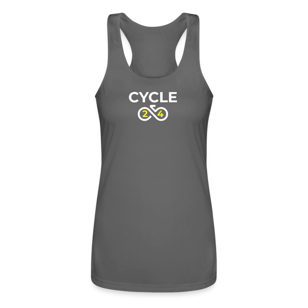 CYCLE 24 Women’s Performance Racerback Tank Top